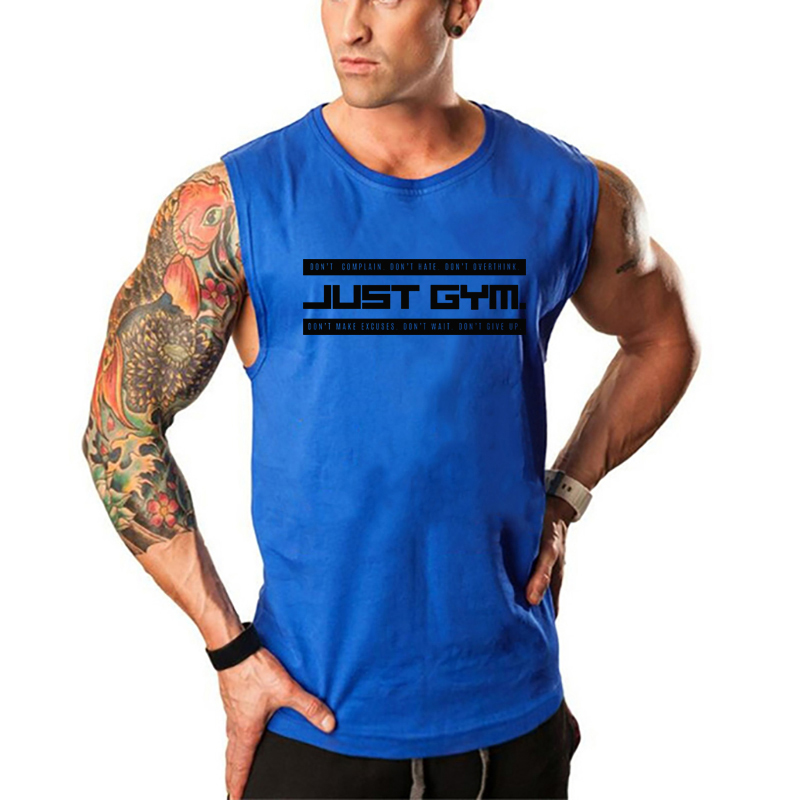 Sleeveless Undershirt - 여름용 남성용 러닝 조끼, 면 소재,
