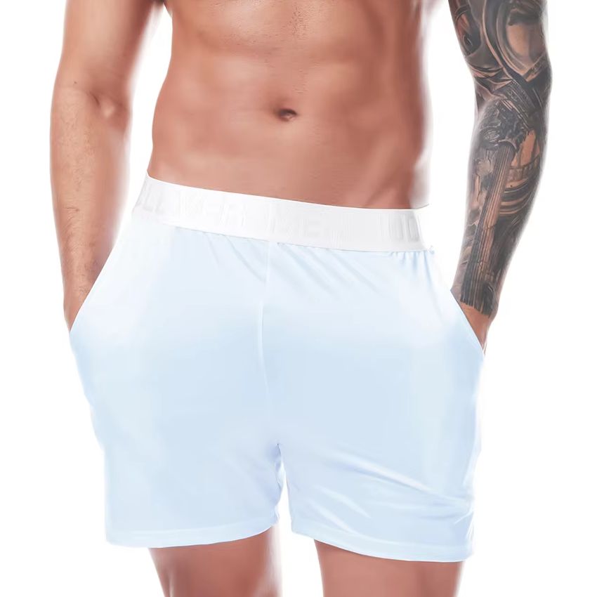 Mesh Sport Boxer - 5개/세트 레터 허리밴드 허니콤 메쉬 남성용
