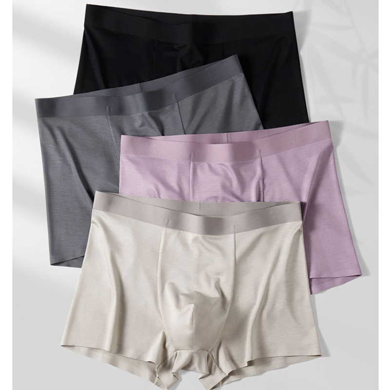 남성용 속옷 4개 세트, 대나무 섬유 소재, 편안하고  - Bamboo Fiber Trunk 리뷰 및 가격