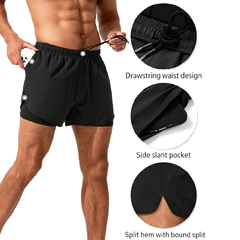 내장형 압축 라이너와 포켓이 있는 하이웨이스트 2-in - Compression Shorts Athletes 리뷰 및 가격
