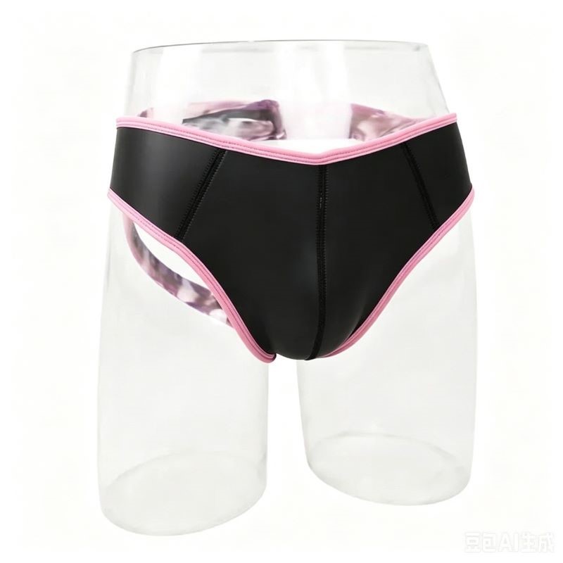 남성용 섹시한 PU 가죽 트라이앵글 브리프, 등 부분이 - Pouch Boxer Pouch 리뷰 및 가격